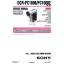 Sony DCR-PC1000, DCR-PC1000E (serv.man3) Service Manual