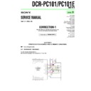 dcr-pc101, dcr-pc101e (serv.man3) service manual
