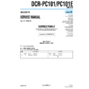 Sony DCR-PC101, DCR-PC101E (serv.man4) Service Manual
