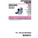 Sony DCR-PC103E, DCR-PC104E, DCR-PC105, DCR-PC105E (serv.man3) Service Manual
