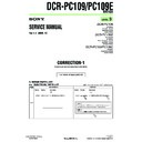 dcr-pc109, dcr-pc109e (serv.man9) service manual