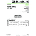 Sony DCR-PC330, DCR-PC330E (serv.man10) Service Manual