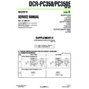 dcr-pc350, dcr-pc350e (serv.man9) service manual