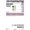 Sony DCR-PC53E, DCR-PC55, DCR-PC55E (serv.man3) Service Manual