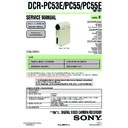 Sony DCR-PC53E, DCR-PC55, DCR-PC55E Service Manual