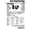 Sony DCR-PC6E, DCR-PC9, DCR-PC9E (serv.man2) Service Manual