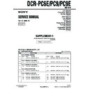 dcr-pc6e, dcr-pc9, dcr-pc9e (serv.man3) service manual