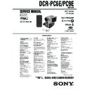 Sony DCR-PC6E, DCR-PC9E Service Manual