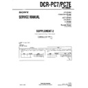 dcr-pc7, dcr-pc7e (serv.man3) service manual
