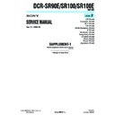 Sony DCR-SR100, DCR-SR100E, DCR-SR90E (serv.man6) Service Manual