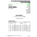 Sony DCR-SR190E, DCR-SR200, DCR-SR200C, DCR-SR200E, DCR-SR290E, DCR-SR300, DCR-SR300C, DCR-SR300E (serv.man8) Service Manual