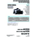 Sony DCR-SR210E, DCR-SR220, DCR-SR220D, DCR-SR220E, HDR-SR10, HDR-SR10D, HDR-SR10E (serv.man2) Service Manual