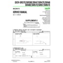 Sony DCR-SR37E, DCR-SR38E, DCR-SR47, DCR-SR47E, DCR-SR48, DCR-SR48E, DCR-SR57E, DCR-SR67, DCR-SR67E (serv.man7) Service Manual