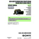 Sony DCR-SR37E, DCR-SR38E, DCR-SR47, DCR-SR47E, DCR-SR48, DCR-SR48E, DCR-SR57E, DCR-SR67, DCR-SR67E Service Manual