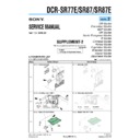 Sony DCR-SR77E, DCR-SR87, DCR-SR87E (serv.man6) Service Manual