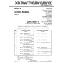 dcr-trv10, dcr-trv10e, dcr-trv8, dcr-trv8e (serv.man4) service manual