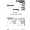 Sony DCR-TRV11, DCR-TRV11E, DCR-TRV20, DCR-TRV20E, DCR-TRV6, DCR-TRV6E (serv.man4) Service Manual