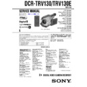 Sony DCR-TRV130, DCR-TRV130E (serv.man2) Service Manual