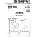 dcr-trv15, dcr-trv17 (serv.man3) service manual