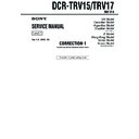 Sony DCR-TRV15, DCR-TRV17 (serv.man5) Service Manual