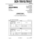 Sony DCR-TRV15, DCR-TRV17 (serv.man6) Service Manual