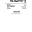 Sony DCR-TRV15E, DCR-TRV17E (serv.man11) Service Manual
