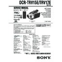 Sony DCR-TRV15E, DCR-TRV17E (serv.man3) Service Manual