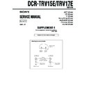 Sony DCR-TRV15E, DCR-TRV17E (serv.man5) Service Manual