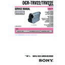 Sony DCR-TRV22, DCR-TRV22E (serv.man3) Service Manual