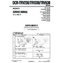 Sony DCR-TRV230, DCR-TRV330, DCR-TRV530 (serv.man2) Service Manual