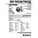 Sony DCR-TRV238E, DCR-TRV239E (serv.man2) Service Manual