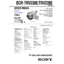 Sony DCR-TRV238E, DCR-TRV239E (serv.man3) Service Manual