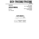 Sony DCR-TRV238E, DCR-TRV239E (serv.man6) Service Manual