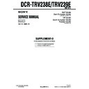Sony DCR-TRV238E, DCR-TRV239E (serv.man7) Service Manual