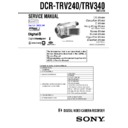 Sony DCR-TRV240, DCR-TRV340 Service Manual
