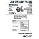 Sony DCR-TRV240E, DCR-TRV340E (serv.man2) Service Manual