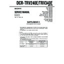 Sony DCR-TRV240E, DCR-TRV340E (serv.man6) Service Manual
