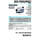 Sony DCR-TRV25, DCR-TRV27 (serv.man2) Service Manual