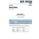 Sony DCR-TRV250 (serv.man5) Service Manual