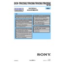 Sony DCR-TRV255E, DCR-TRV260, DCR-TRV265, DCR-TRV265E (serv.man3) Service Manual