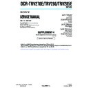 Sony DCR-TRV270E, DCR-TRV280, DCR-TRV285E (serv.man7) Service Manual