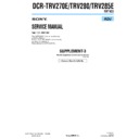 Sony DCR-TRV270E, DCR-TRV280, DCR-TRV285E (serv.man8) Service Manual