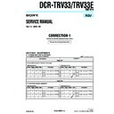 Sony DCR-TRV33, DCR-TRV33E (serv.man11) Service Manual