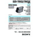 Sony DCR-TRV33, DCR-TRV33E (serv.man2) Service Manual
