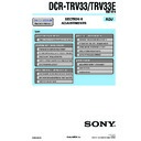 Sony DCR-TRV33, DCR-TRV33E (serv.man4) Service Manual