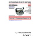 Sony DCR-TRV360, DCR-TRV361, DCR-TRV460, DCR-TRV460E, DCR-TRV461E (serv.man3) Service Manual