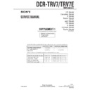 Sony DCR-TRV7, DCR-TRV7E (serv.man2) Service Manual