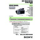 Sony DCR-TRV75, DCR-TRV75E, DCR-TRV80, DCR-TRV80E Service Manual