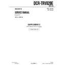 Sony DCR-TRV820E (serv.man4) Service Manual