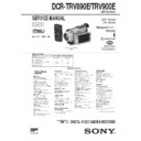 Sony DCR-TRV890E, DCR-TRV900E Service Manual